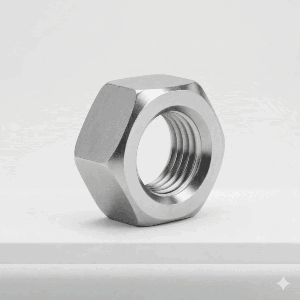 1000 un. PORCA SEXTAVADA 5/16-18UNC INOX A2 - DIN 934 IMP - Imagem 2