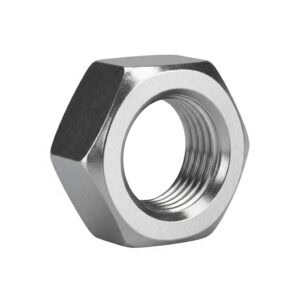 Porca Sextavada 3/4" 10UNC Aço Carbono Polido DIN 934