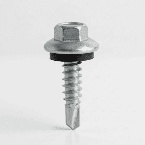 400un. PARAFUSO SEXTAVADO BROCA C/ ARRUELA 5.5 X 2 ZB (12-14) IMP - Imagem 2