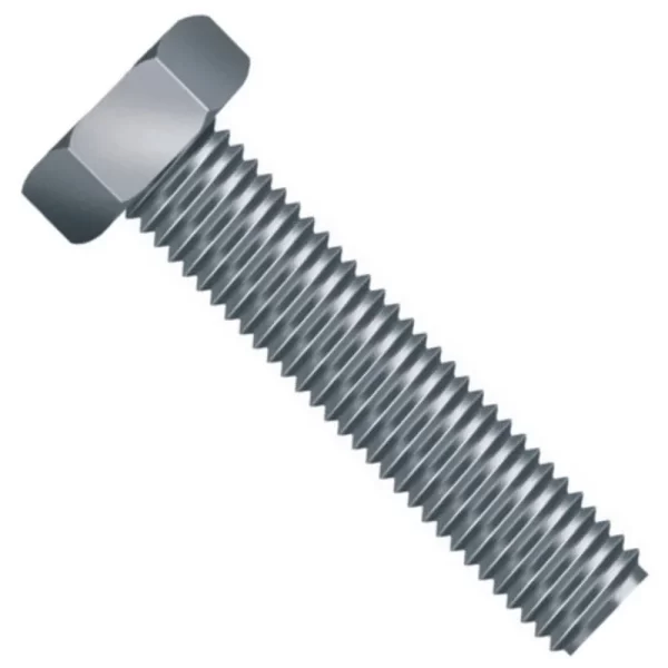 100un. PARAFUSO SEXTAVADO RI M8-1,25 X 35MA INOX A2 - DIN 933 IMP