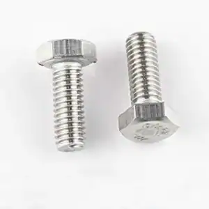 Parafuso Sextavado Rosca Inteira 5/8" x 1" Inox A2