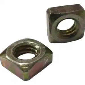 Porca Quadrada 5/16 Ferro Bicromatizado