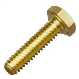 Parafuso Sextavado Rosca Total 1/4X3 Ferro Latão