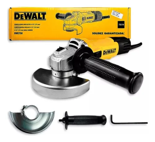 ESMERILHADEIRA ANGULAR PEQUENA 4 1/2 750W 127V (Dewalt)