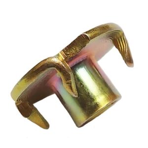 Porca Garra M6 Ferro Bicromatizado